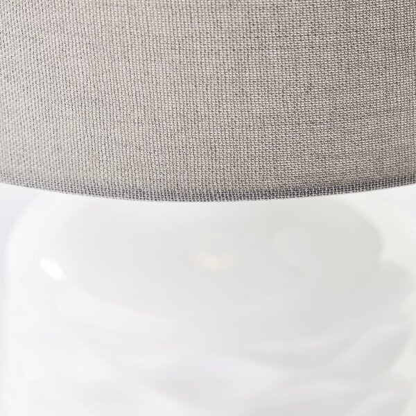 Brilliant - Lampada da tavolo ILYSA 1xE14/40W/230V bianco/grigio