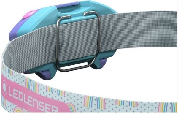 Ledlenser KIDLED2 RAINBOW-LED Lampada frontale dimmerabile per bambini LED/1xAAA IPX4 40 lm 20 h viola