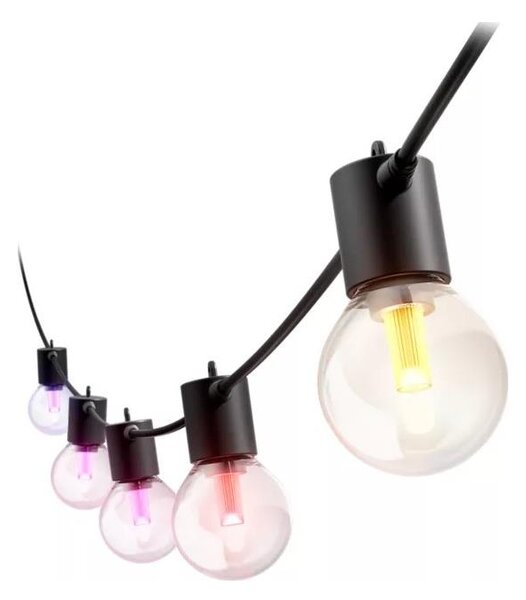 Philips - Catena luminosa da esterno dimmerabile LED RGBW Hue FESTAVIA 10 LED 7 m IP65