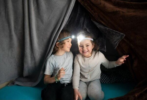 Ledlenser KIDLED2 RAINBOW-LED Lampada frontale dimmerabile per bambini LED/1xAAA IPX4 40 lm 20 h viola
