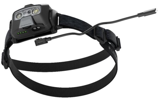 Ledlenser HF6R Core - lampada frontale ricaricabile a LED dimmerabile, 2000 mAh, IP68, 800 lm, 60 h, nera