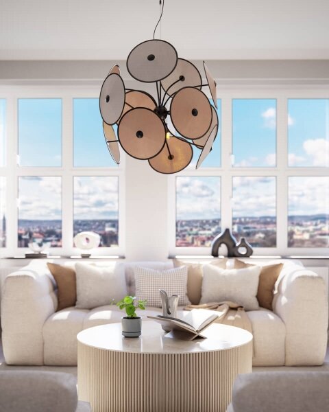 ByRydens 4202290-4002 - Lampadario a cavo CAPPELLO 4xE14/5W/230V