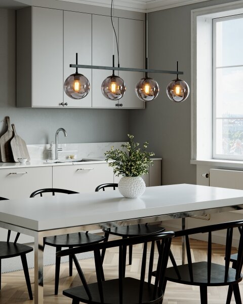 ByRydens 4202360-4505 - Lampadario a sospensione con cavo BOYLE 4xE27/8W/230V