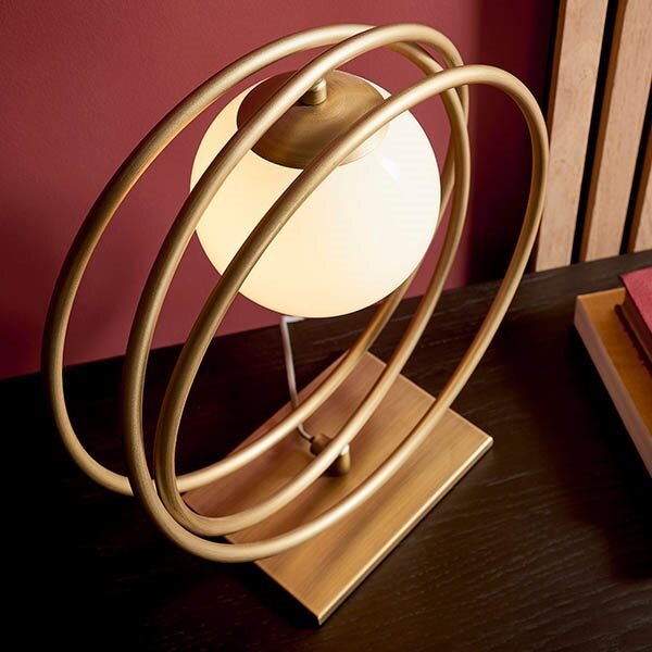 Endon 92491 - Lampada da tavolo EMILIO 1xG9/3W/230V oro/bianco