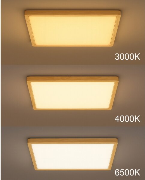 Plafoniera LED/24W/230V 3000/4000/6500K 30x30 cm beige