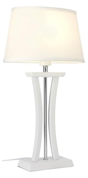 Cottex B2418V - Lampada da tavolo NEW CHELSEA 1xE14/40W/230V bianca