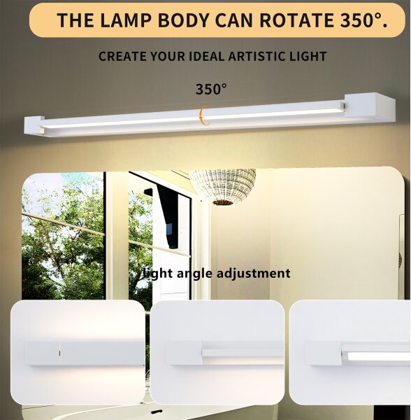Brilagi- Illuminazione LED per specchio da bagno AQUA LINE LED/24W/230V 90 cm IP44 bianco