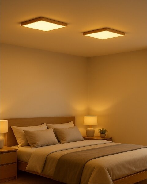 Plafoniera LED/24W/230V 3000/4000/6500K 30x30 cm beige