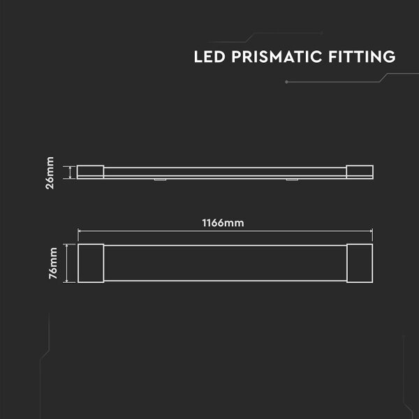 Lampada sottopensile LED/40W/230V 3000K 116 cm