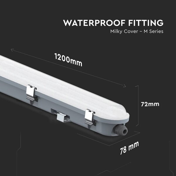 Apparecchio lineare tecnico a LED con sensore di movimento LED/36W/230V 4000K IP65 120 cm