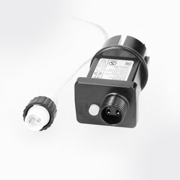 Brilagi - Catena LED per esterni, 200 LED, 8 funzioni, 13 m, IP44, bianco freddo