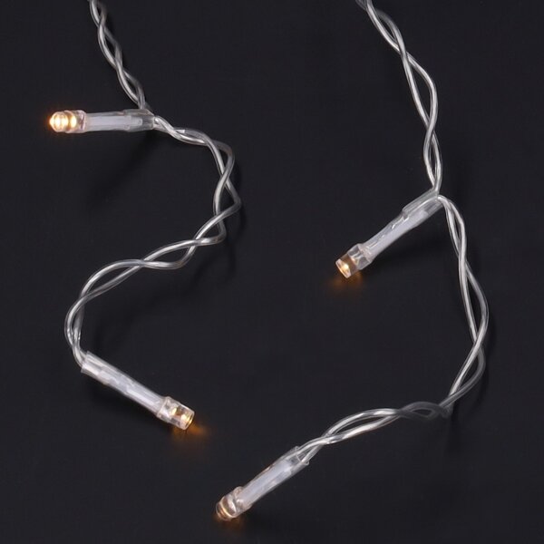 Brilagi - Catena luminosa LED da esterno 200xLED/8 funzioni 13m IP44 bianco caldo