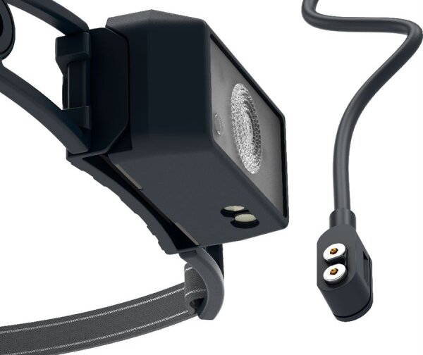 Ledlenser NEO1R - Frontale ricaricabile a LED dimmerabile, batteria 730 mAh, IP67, 250 lm, 15 ore, nero