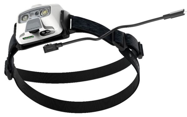 Ledlenser HF6R Core - Lampada frontale ricaricabile a LED dimmerabile, 2000 mAh, IP68, 800 lm, 60 h, bianca