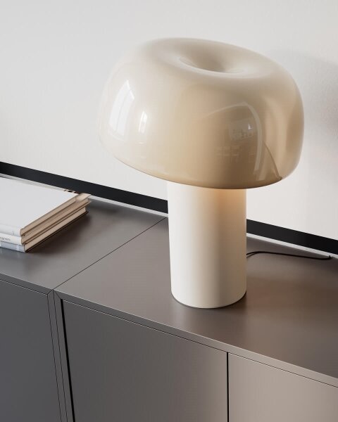 ByRydens 4024530-5504 - Lampada da tavolo LEAN ON ME 1xE27/8W/230V crema