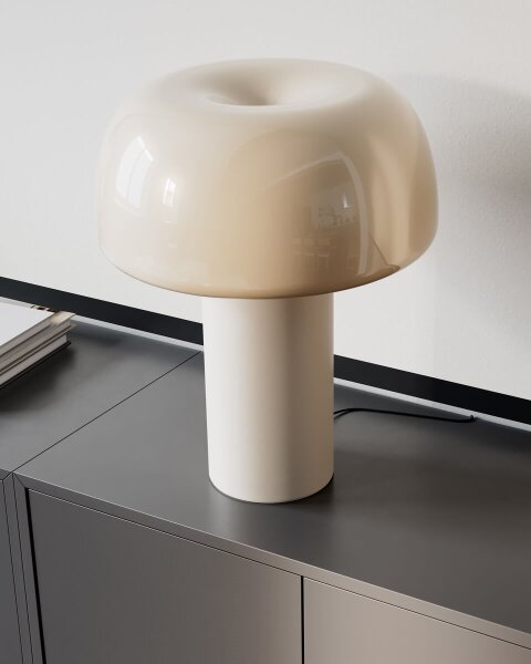 ByRydens 4024530-5504 - Lampada da tavolo LEAN ON ME 1xE27/8W/230V crema