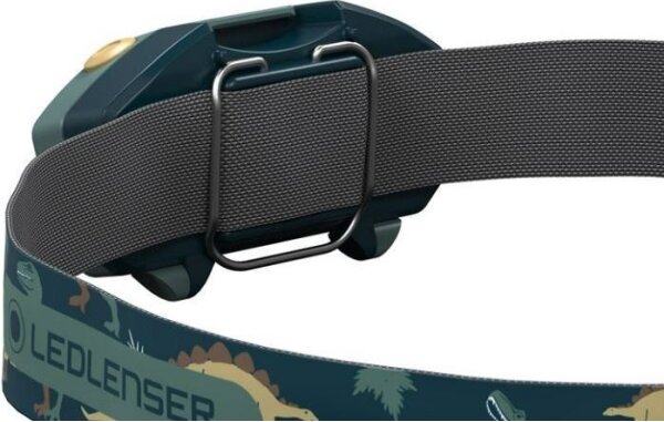 Ledlenser KIDLED2 DINO - Lampada frontale LED dimmerabile per bambini/1xAAA IPX4 40 lm 20 h verde