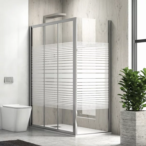Box doccia 80x100 altezza 180 cm apertura scorrimento KP3000S - KAMALU