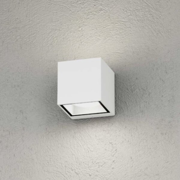 Applique moderno top light spa ap gx53 led ip54 alluminio vetro biemissione - Top Light