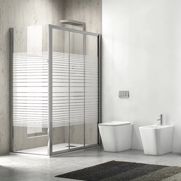 Box doccia 90x140 altezza 180 cm apertura scorrimento KP3000S - KAMALU
