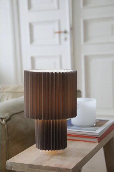 Markslöjd 108896 - Lampada da tavolo CATIS 1xE27/60W/230V 32 cm grigia