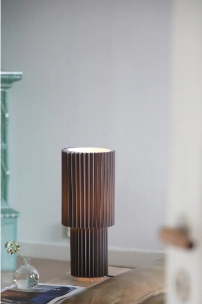 Markslöjd 108898 - Lampada da tavolo CATIS 1xE27/60W/230V 45 cm grigia