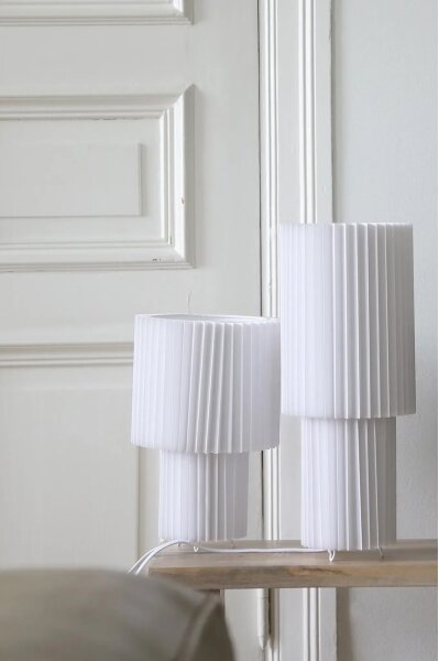 Markslöjd 108895 - Lampada da tavolo CATIS 1xE27/60W/230V 32 cm bianca