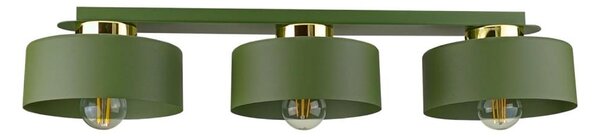 Plafoniera IGNIA 3xE27/60W/230V verde/oro