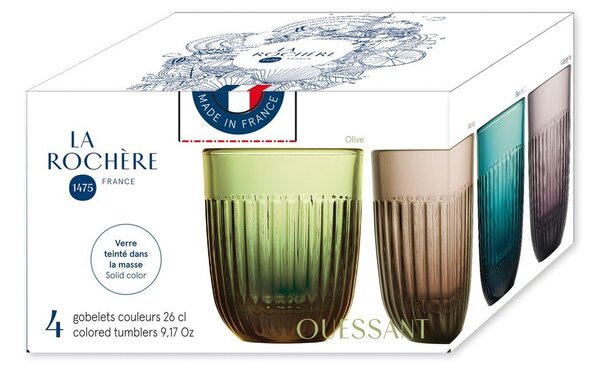 Set di bicchieri 4 pz 260 ml Ouessant – La Rochére