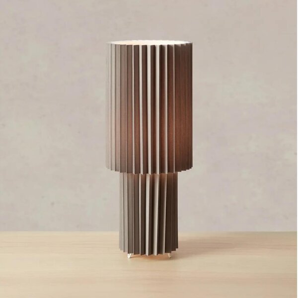 Markslöjd 108898 - Lampada da tavolo CATIS 1xE27/60W/230V 45 cm grigia