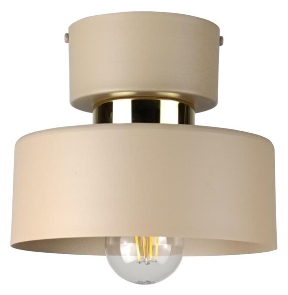 Plafoniera IGNIA 1xE27/60W/230V beige/dorato