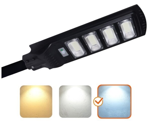 Lampione solare stradale a LED con sensore URBI LED/11W/3,2V 6500K + telecomando IP54