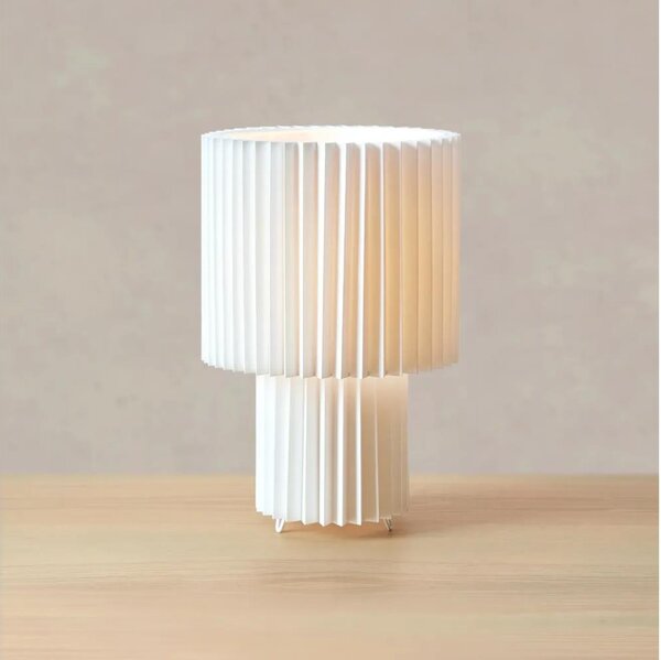 Markslöjd 108895 - Lampada da tavolo CATIS 1xE27/60W/230V 32 cm bianca
