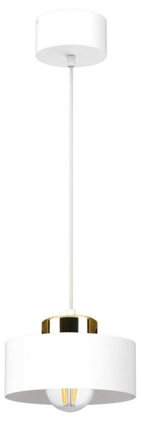 Lampada a sospensione con cavo IGNIA 1xE27/60W/230V bianco/oro