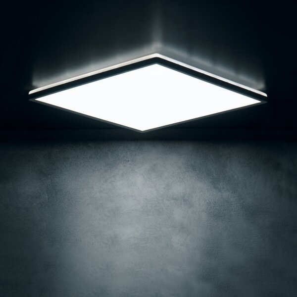 Kanlux 31531 - Plafoniera LED AZPO LED/12,3W/230V 22,5x22,5 cm IP54 nero