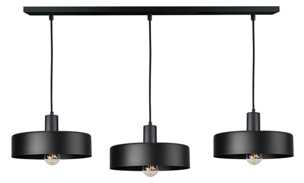 Lampadario con cavo ARCANE 3xE27/60W/230V nero
