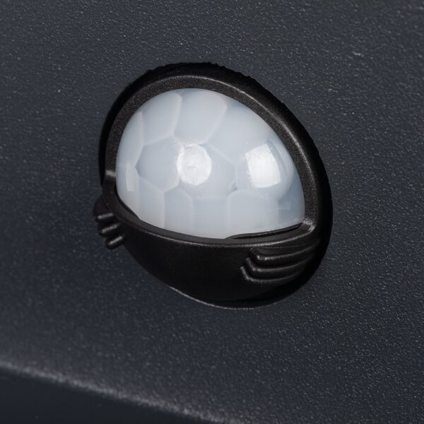 Kanlux 28995 - Lampada da parete LED per esterni con sensore REKA LED/7W/230V IP54 antracite