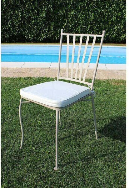 VENTUS - set tavolo in alluminio e teak cm 160 x 90 x 74 h con 4 sedie Ventus