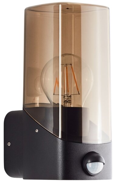 Brilliant - Applique da esterno con sensore MINOU 1xE27/10W/230V IP44