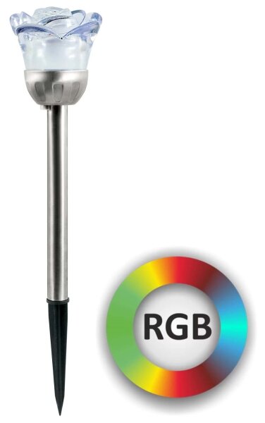 Lampada solare LED RGB ROSE LED/1,2V 100 mAh IP44