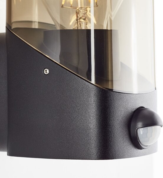 Brilliant - Applique da esterno con sensore MINOU 1xE27/10W/230V IP44
