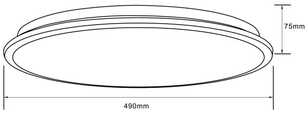 Brilliant-Plafoniera dimmerabile RGBW HEIDA LED/30W/230V 3000-6500K+RC