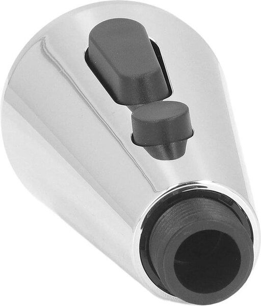 Rubinetto da cucina a 3 funzioni, a scomparsa, ABS, nichelato, G1/2, finitura spazzolata