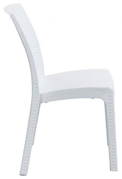 CALIGOLA - set tavolo in alluminio e teak cm 150 x 90 x 74 h con 6 sedie Alma