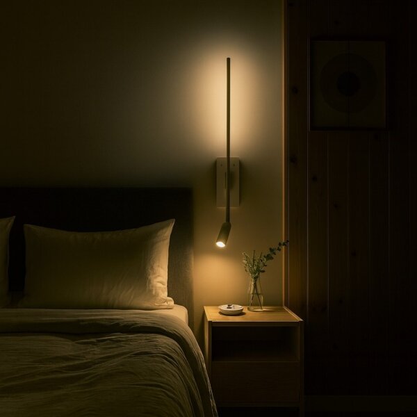 Applique LED TORCH 6W/230V + LED 3W bianco