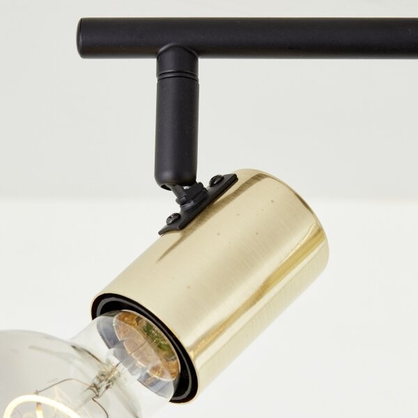 Brilliant - Faretto KERRY 3xE27/40W/230V nero/ottone