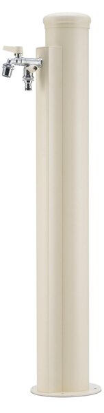 Fontana da Giardino con tubo a Spirale A scomparsa 10 m Acciaio Alluminio Belfer Dimensioni 17x27xh 94 cm - peso 6,2 kg con tubo a spirale, colore Avorio
