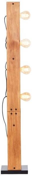 Brilliant - Lampada da terra CALANDRA 4xE27/42W/230V in pino