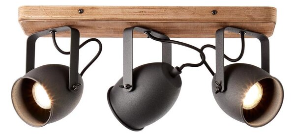 Brilliant - Faretto CROWTON 3xGU10/6W/230V, finitura pino