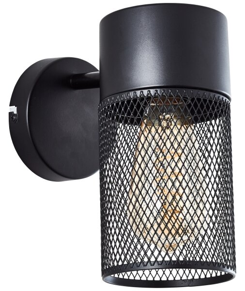 Brilliant - Faretto da parete KAMOLO 1xE27/40W/230V nero